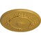 Ekena Millwork Flower Ceiling Medallion (Fits Canopies up to 3 7/8"), Hand-Painted Iridescent Gold, 27"OD x 1 1/8"P CM27FLIGS - alternate 2